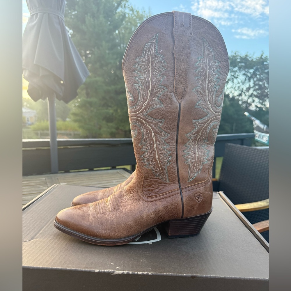 Ariat Women's Heritage Elastic Calf Boots - Brown